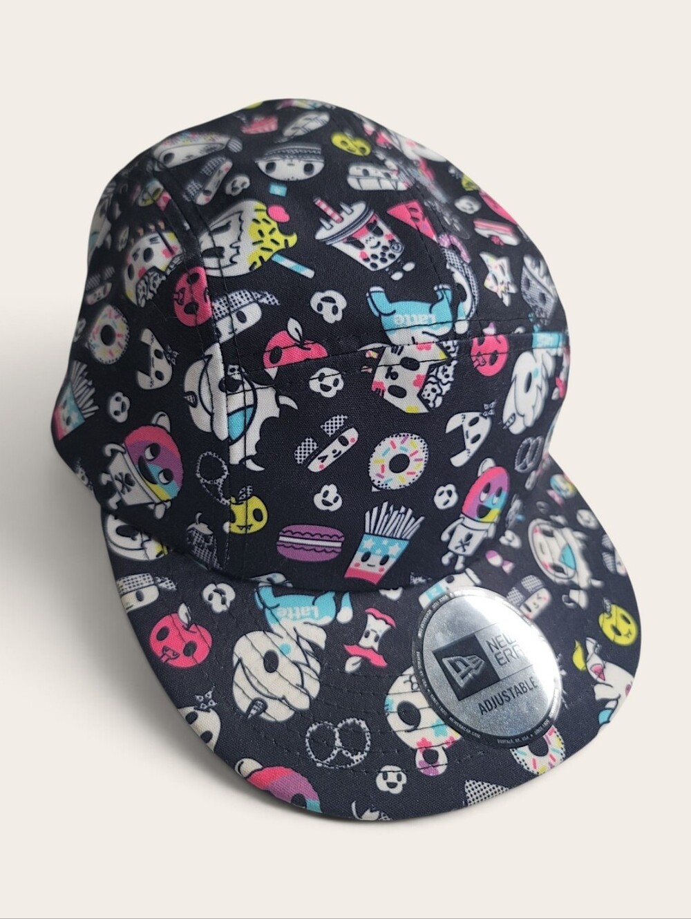 Tokidoki TKDK New Era Unisex Foodie Por Vida Five Panel Hat / Camp Cap